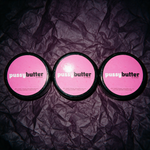 PoosyButter three pack on deep plum crumpled paper