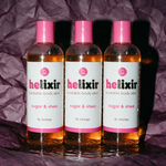Helixir three pack on deep plum crumpled paper