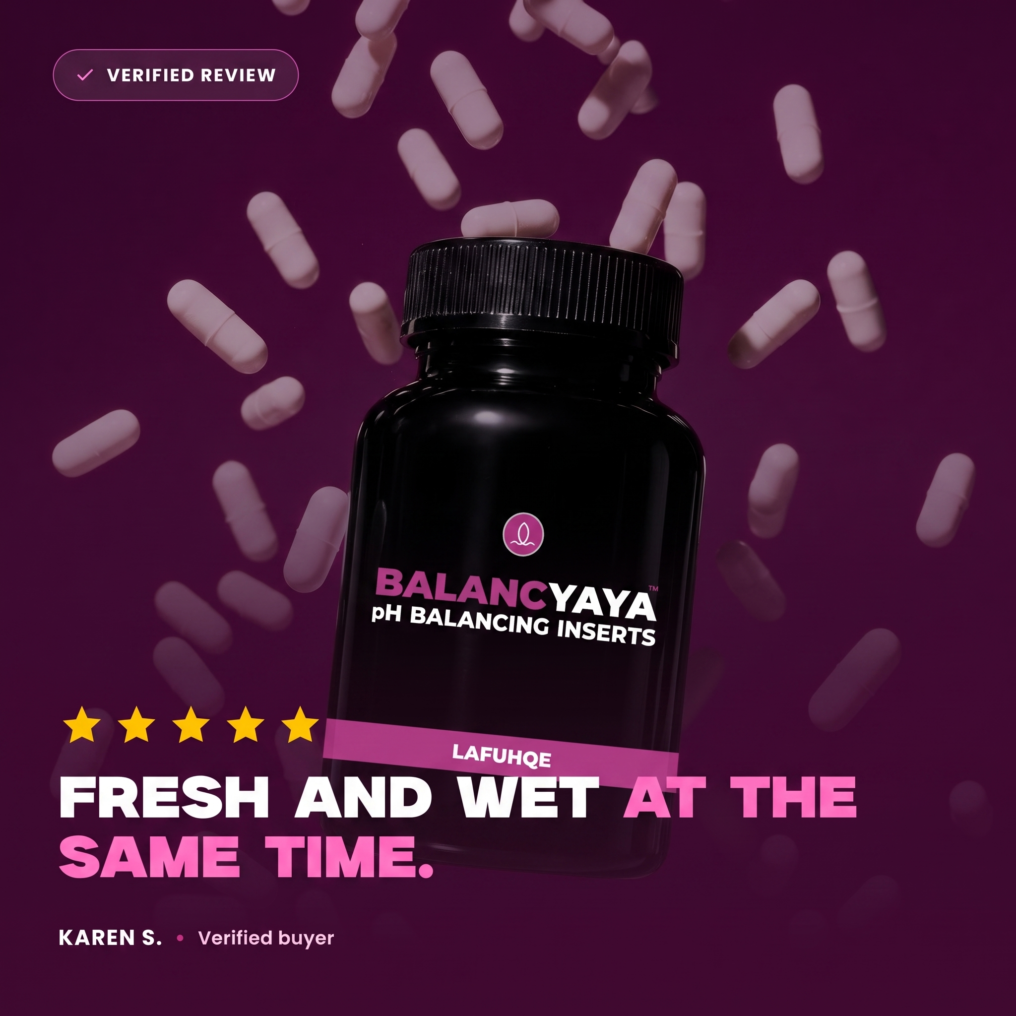 Verified review - fresh and wet at the same time