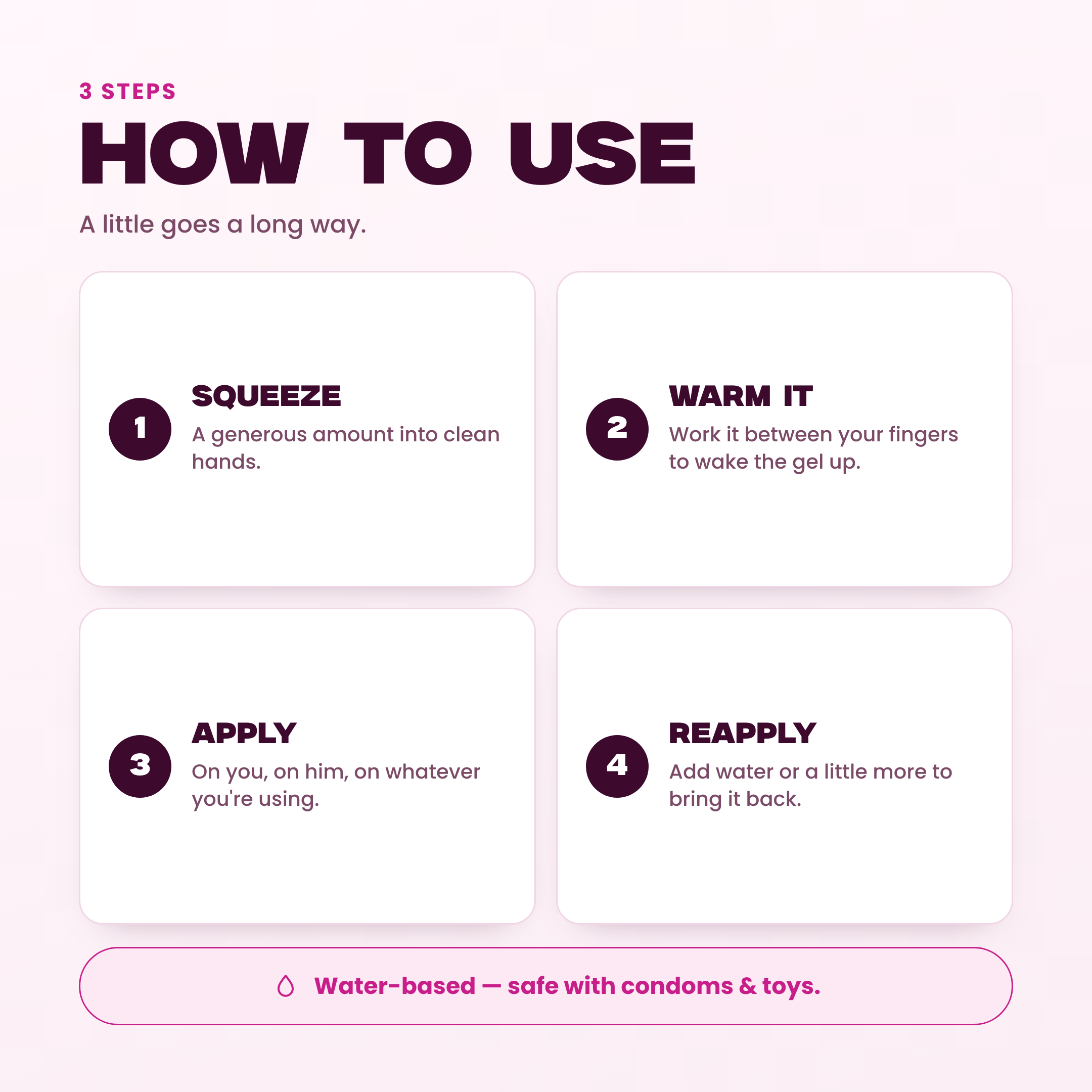 How to use Lubricunt